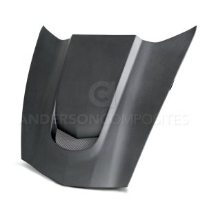 Chevrolet Corvette C7 Stingray Hood - Anderson Composites - Dry Carbon Fiber - Matte - `14-`19